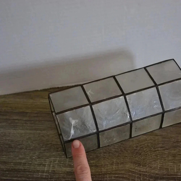 Vtg  Capiz Shell Shade - Picture 8 of 8